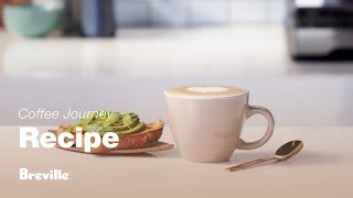 Coffee Recipes  Learn how to make a flavourful flat white at home  Breville AU [upl. by Adest]