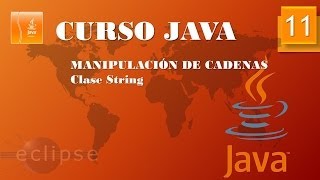 Curso Java Manipulación de cadenas Clase String I Vídeo 11 [upl. by Alul]