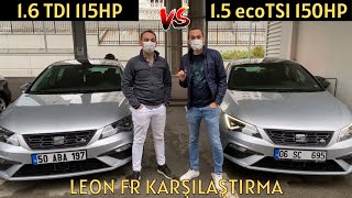 DİZEL VE BENZİNLİ SEAT LEON FR KARŞILAŞTIRMA I Mat Paketin Artıları I Smoke Motion ile İnceleme [upl. by Bills699]