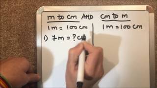 HOW TO CONVERT  METER TO CENTIMETER  AND CENTIMETER TO METER [upl. by Anelrats484]