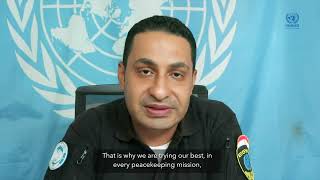 In South Sudan peace begins with Moamen Mohamed a UN Police Officer from Egypt serving in Wau [upl. by Drusi281]