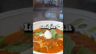 Lasagna Soup shorts cooking food [upl. by Alexander]