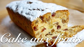 【ラム酒の効いたフルーツケーキ】初心者の方でも気軽に作れるレシピHow to make Fruit cake Cake aux fruits【簡単料理】 [upl. by Leirrad]