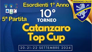 CATANZARO U13 vs FROSINONE Esordienti 2013 1º Anno CATANZARO TOP CUP 10ª EDIZIONE [upl. by Ymor]