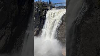 MONTMORECY FALLS QUEBEC  CANADA shorts travelshorts quebec montmorency canada visitcanada [upl. by Clemente]