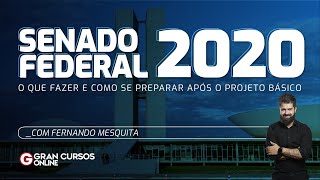 Concurso Senado Federal 2020  Veja o que fazer e como se preparar após o projeto básico [upl. by Naoj197]