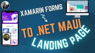 Landing Page XamarinForms to NET MAUI Xaml review tips general notes [upl. by Aeduj]