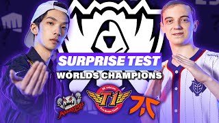 Can Worlds players remember WHO WON WORLDS  Surprise Test [upl. by Marquez507]