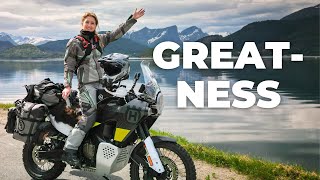 One week solo motorcycle camping  Trollstigen amp Aursjøvegen S5E7 [upl. by Yttak]