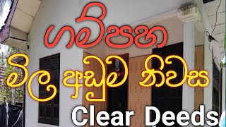 ගම්පහෙන් හිතාගන්න බැරි මිලට ගෙයක්  House Sale Gampaha Aduwata Idam [upl. by Leftwich]