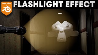 How To Get The Flashlight Effect In Blender  Quick Tutorial [upl. by Joannes]