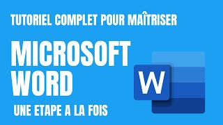 Microsoft Word  le guide complet en Français [upl. by Levi]