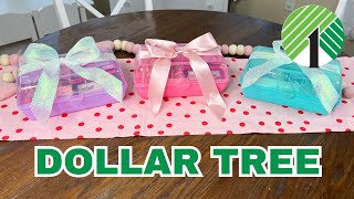 Dollar Tree Valentines Day Gift Idea Make Up Caboodle and Haul 2024 [upl. by Aisorbma]