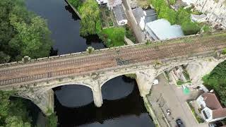 Knaresborough Viaduct Castle amp St John the Baptist Church North Yorkshire [upl. by Ttelracs698]