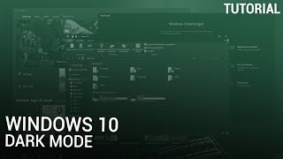 Windows 10 Dark Mode aktivieren [upl. by Robinett802]