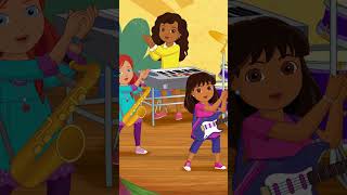 Dora y sus amigos  ¡Canta y baila la canción Más Música de Dora 🎸  Nick Jr en Español [upl. by Yamauchi]