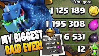 MY BIGGEST LOOT EVER amp NEW PUSH COMING SOON  Clash of Clans [upl. by Karlyn100]