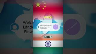 China amp Indien  QUIZ [upl. by Noeruat]