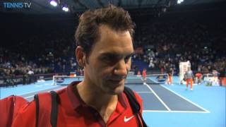 Basel 2014 Saturday Interview Federer [upl. by Jar444]