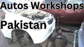 Repair Workshops Automobile Industry Hard Working Environment Chakwal Pakistan Odd jobs around World [upl. by Aniad169]