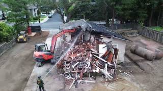 Menlo Park House Demolition [upl. by East]