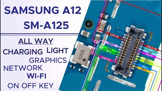 SAMSUNG A12 SM125 Diagramcharging ways light ways network way touch ways on on off volume key [upl. by Doelling72]