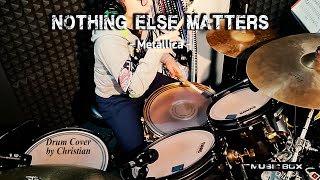 Nothing Else Matters  Metallica Music Box Drum Cover by Christian [upl. by Notsnhoj]