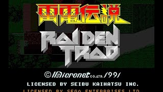 Mega Drive Longplay 278 Raiden Trad [upl. by Tnomel]