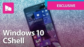 First Look at CShell on a Windows phone Exclusive [upl. by Forcier]