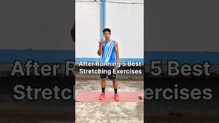 After Running 5 Best starching exercises  shorts ytshorts youtubeshorts getfitwithrahul [upl. by Neyut]