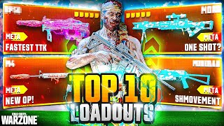 TOP 10 BROKEN META Loadouts in Warzone [upl. by Nelo542]