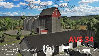 VÅRBRUKET ÄR KLART RESLÖVS SOCKEN AVS 34 Farming Simulator 22 [upl. by Alahsal828]