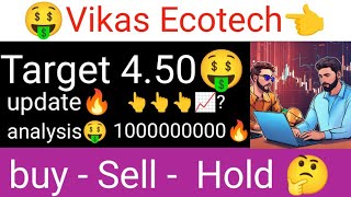 Vikas Ecotech stock latest update Vikas Ecotech share latest analysis update today target 450update [upl. by Ahseeyt]