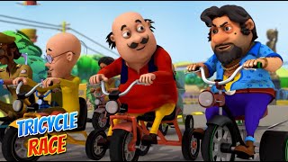 Motu Patlu in Hindi  मोटू पतलू  A Tricycle Race  S09  Hindi Cartoons Spot [upl. by Miza]