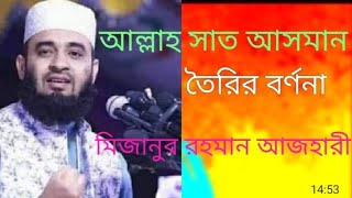 সাত আসমানের বর্ণনা মিজানুর রহমান আজহারী mezanurRahmanAzhari waz2024Islamicvideok5 [upl. by Liek]