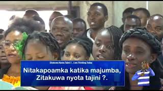 Zitakuwa nyota tajini   Chorale Tabernacle de Kolwezi [upl. by Animrelliug]