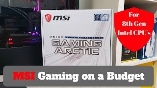 MSI H310M Gaming Arctic Motherboard Unboxing and Overview [upl. by Cinamod]