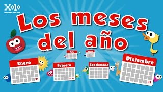 Los meses del año en español  Videos Aprende [upl. by Sassan137]