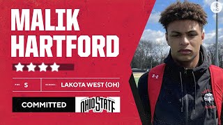 4Star S Malik Hartford COMMITS TO OHIO STATE Reveal  Instant Reaction  CBS Sports HQ [upl. by Treharne]