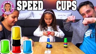 SPEED CUPS Spiel  flink stapeln und sortieren  CuteBabyMiley Kinderwelt [upl. by Ical]