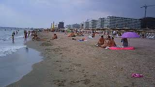 Beach walk in Romania summer 2024  part 52  Navodari  Mamaia Village [upl. by Lynne]