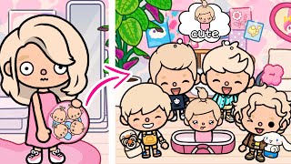 My four brothers love me very much💗 Toca sad stories😭 Toca boca💕💖🐰 [upl. by Oad]