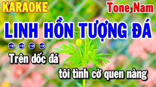 Linh Hồn Tượng Đá Karaoke Tone Nam Nhạc Sống Chuẩn 2025 Dễ Hát  Thanh Hải [upl. by Shreve103]