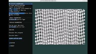 Lattice Structure  Adding Sinewave of two different planes [upl. by Ranite]