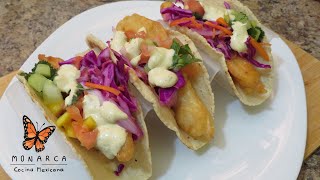 Los Mejores Tacos de Pescado Estilo Ensenada que Probaras [upl. by Aicylla]