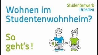 Wohnen im Studentenwohnheim So gehts [upl. by Cristi]