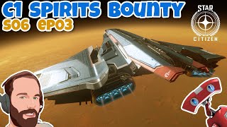 Star Citizen  S06 EP03 Bounty Hunters plus vol de cargo en Spirit [upl. by Atla]