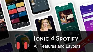 Ionic 4 Spotify Starter  Enappd [upl. by Etnoek975]