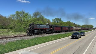 The Empress CP 2816 Steam Train Highball Midland Siding On The Final Spike Steam Tour 5524 [upl. by Notnarb]