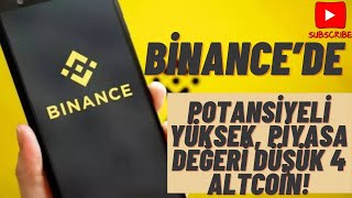 BİNANCE’DE KEŞFEDİLMEMİŞ HAZİNELER YÜKSEK GETİRİ VAAT EDEN ALTCOİNLER binance crypto [upl. by Wardle]